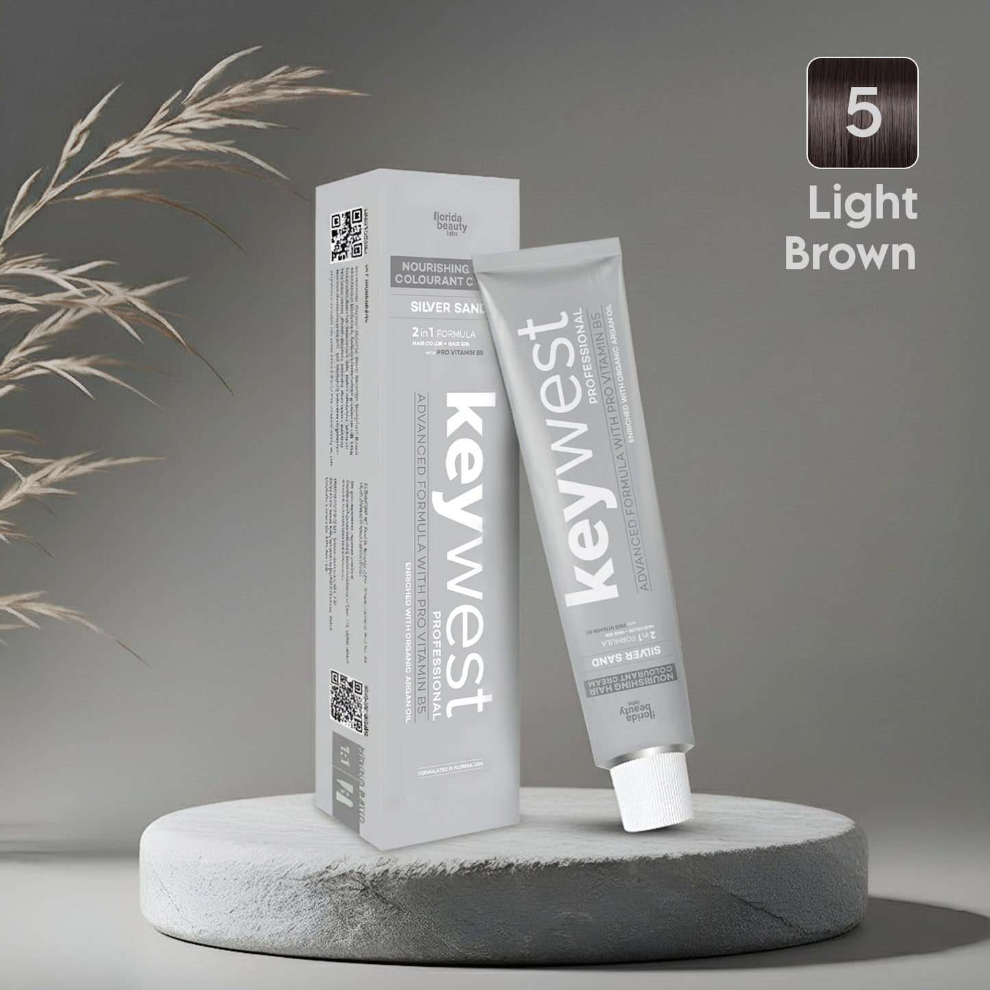 Keywest Professional Silver Sand Hair Color Cream (80g)