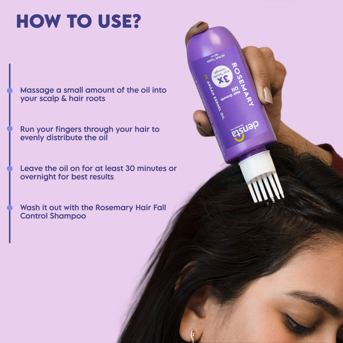 Clensta Rosemary Hair Growth Oil (150ml)