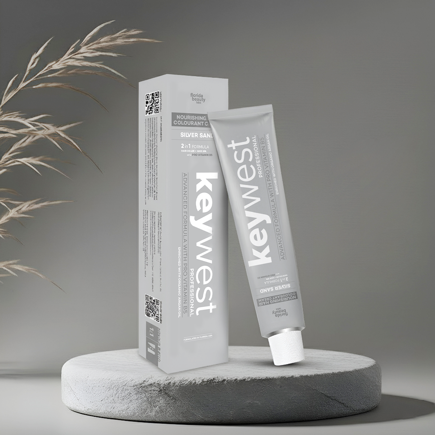 Keywest Professional Silver Sand Hair Color Cream (80g)