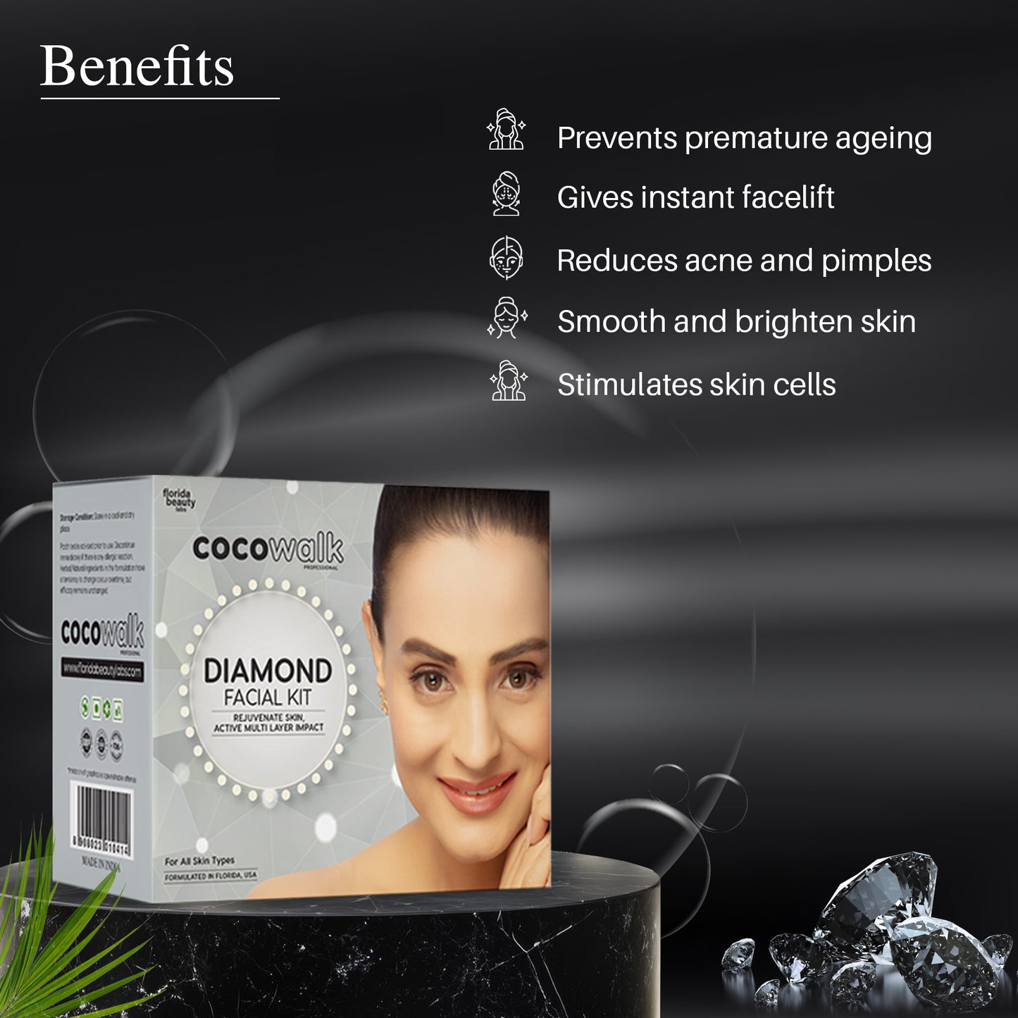 Co.Co.Walk Professional Diamond Facial Kit (60gm)