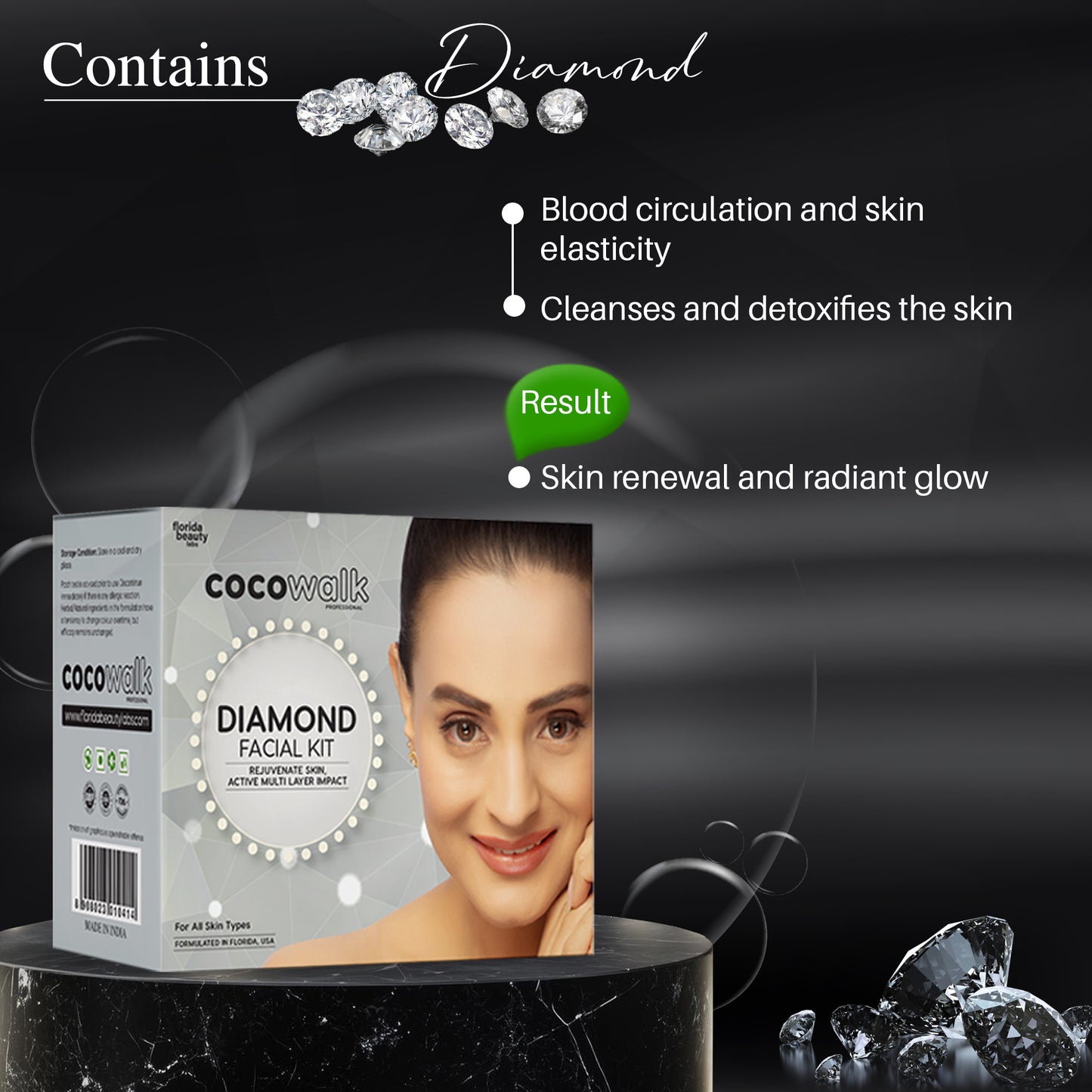 Co.Co.Walk Professional Diamond Facial Kit (60gm)