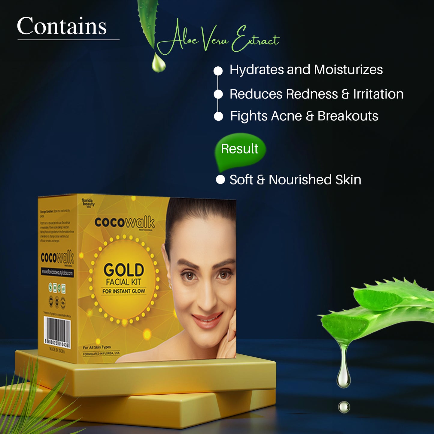 Co.Co.Walk Professional Gold Facial Kit (60gm)