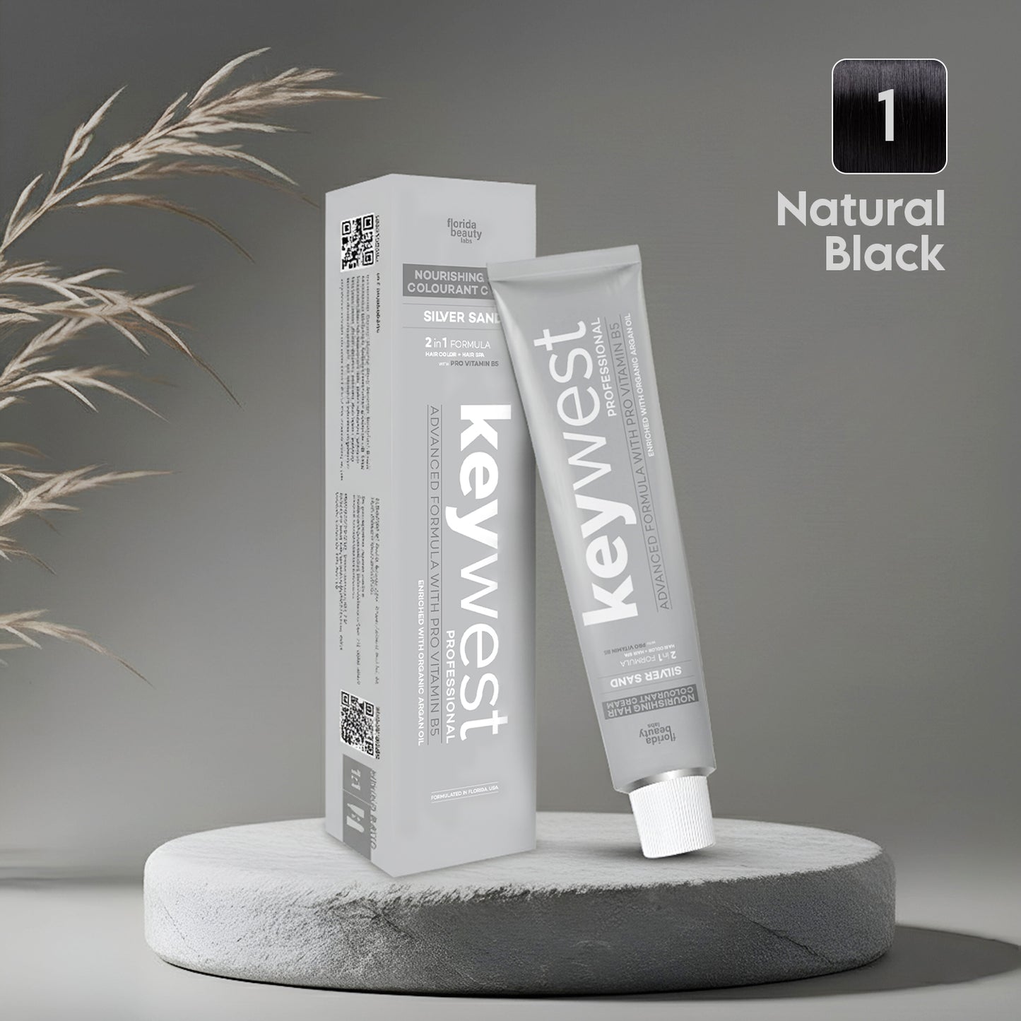 Keywest Professional Silver Sand Hair Color Cream (80g)