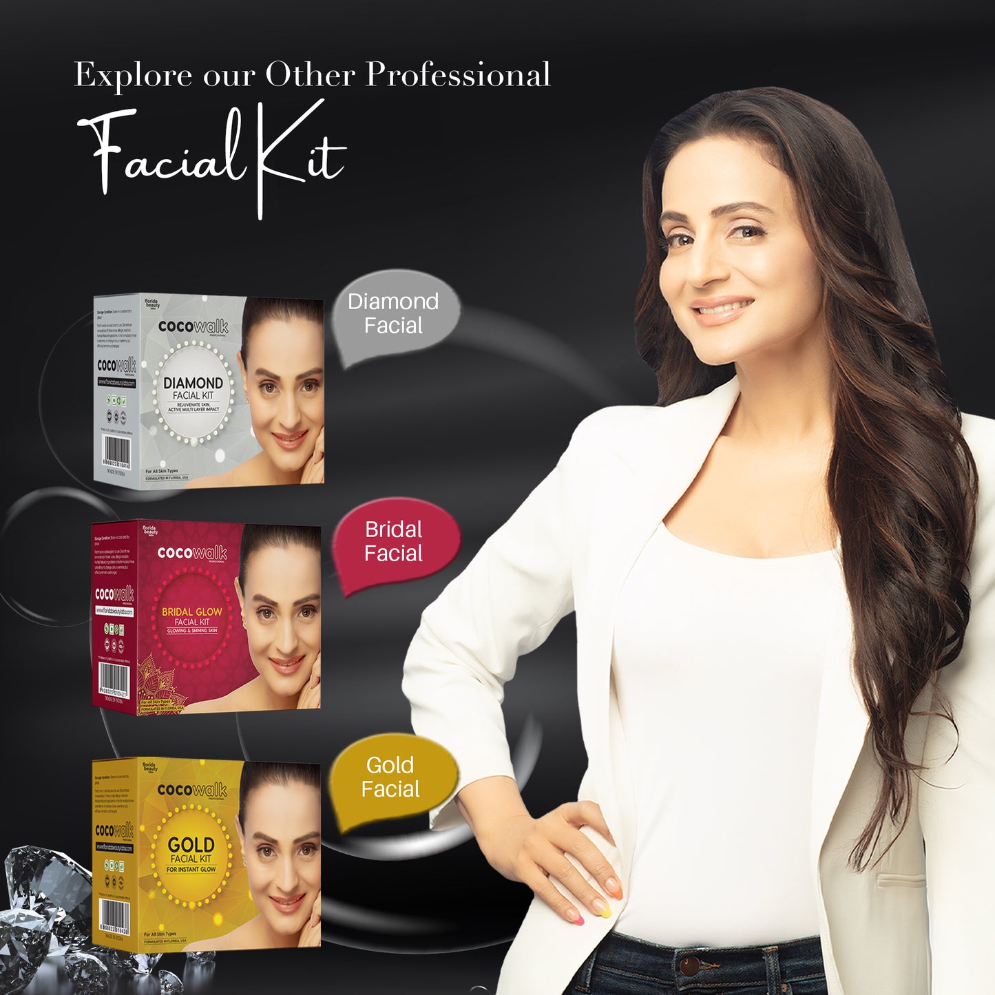 Co.Co.Walk Professional Diamond Facial Kit (60gm)