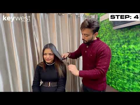 How to apply Keywest Professional Straightening Cream | 2-in-1 Formulation | Straightening & Spa
