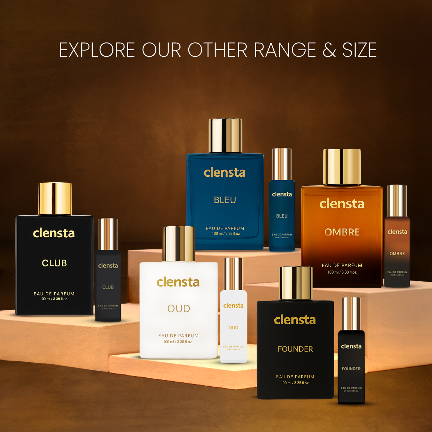 Clensta Oud Perfume for Men (100ml)