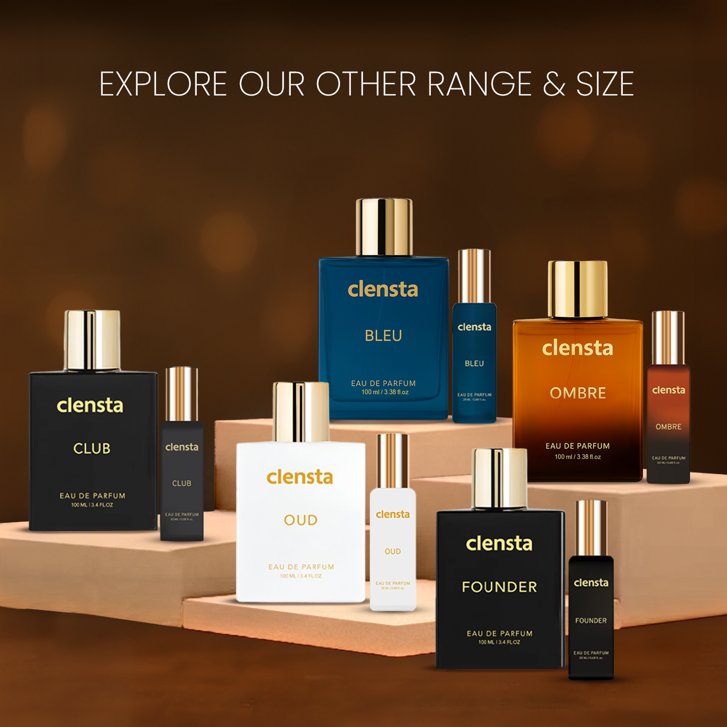 Clensta Ombre Perfume for Men (100ml)
