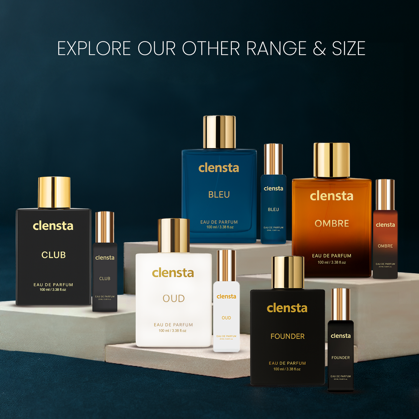 Clensta Bleu Perfume for Men (100ml)