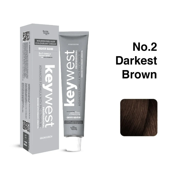 Keywest Professional Silver Sand Hair Color Cream (80g)