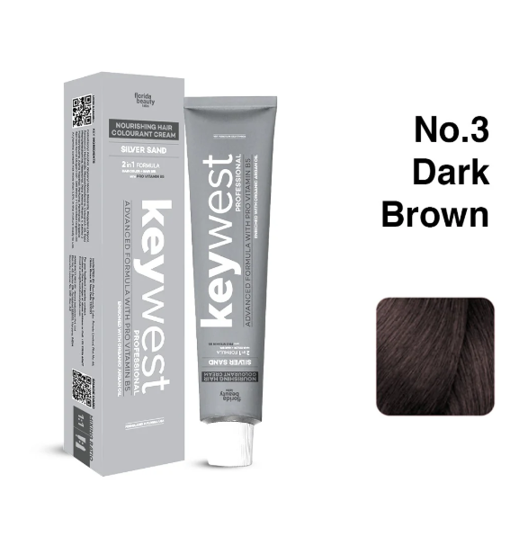 Keywest Professional Silver Sand Hair Color Cream (80g)