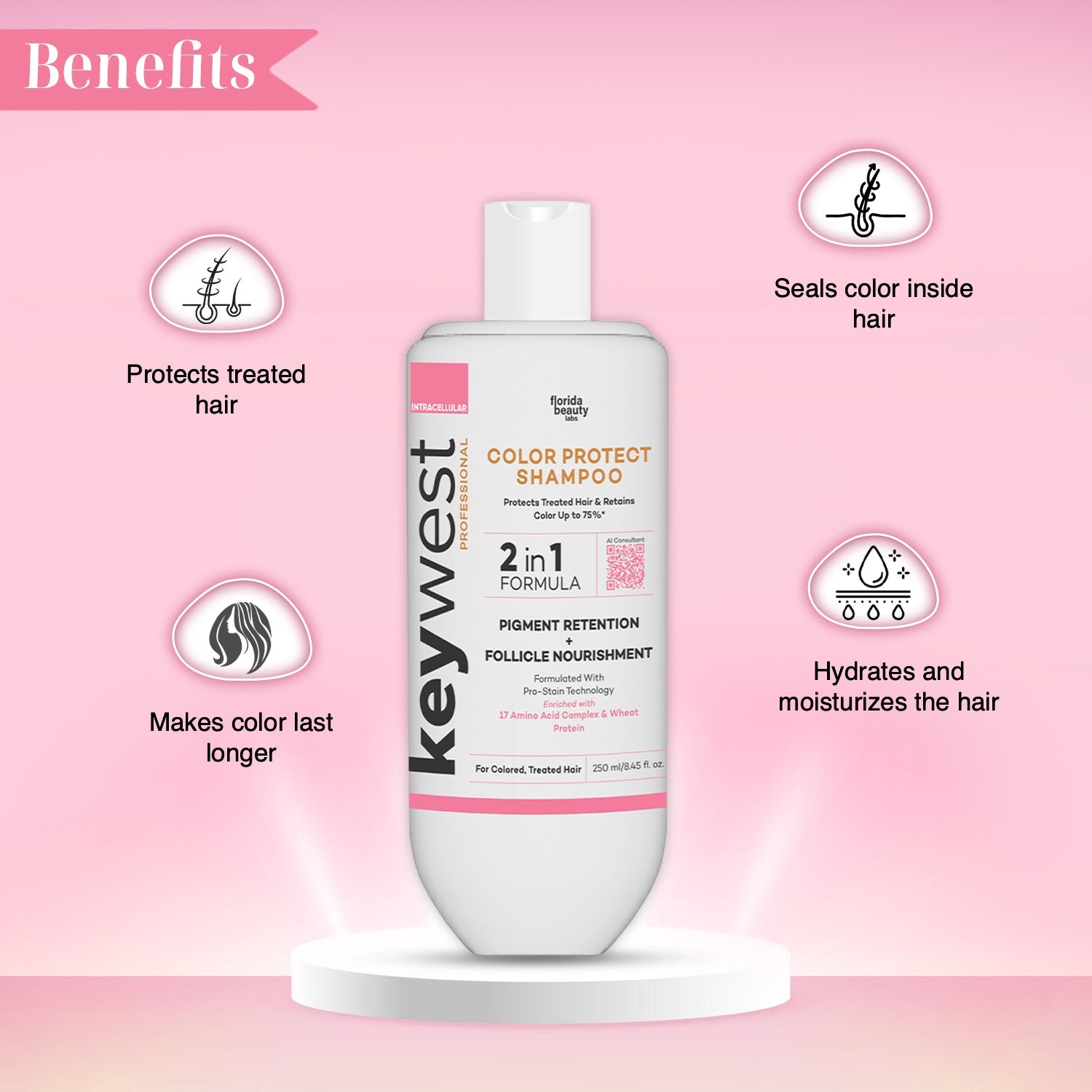 Keywest Professional Color Protect Shampoo 250ml