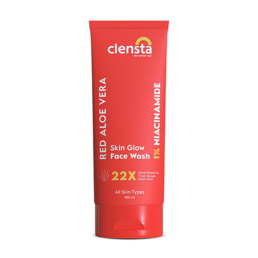 Clensta Red Aloe Vera Skin Glow Face Wash (100 Ml)