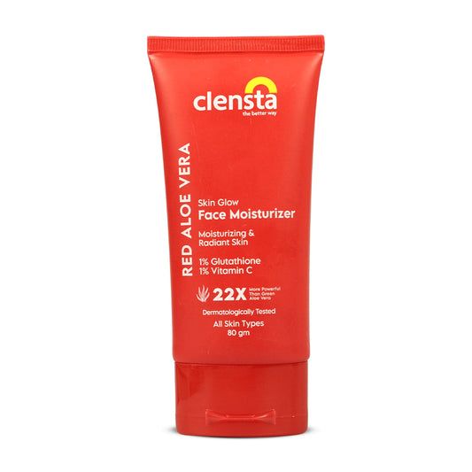 Clensta Red Aloe Vera Skin Glow Face Moisturizer (80gm)