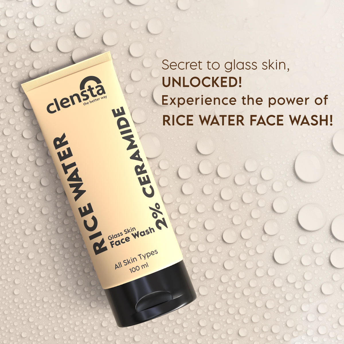 Clensta Rice Water Face Wash (100 Ml)