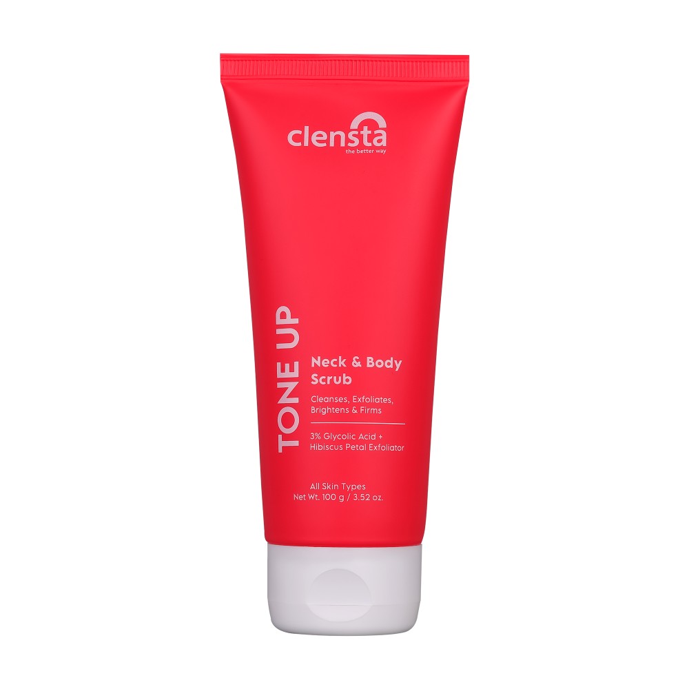 Clensta Tone Up Neck And Body Scrub (100 Ml)