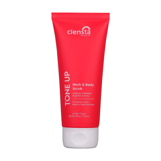 Clensta Tone Up Neck And Body Scrub (100gm)
