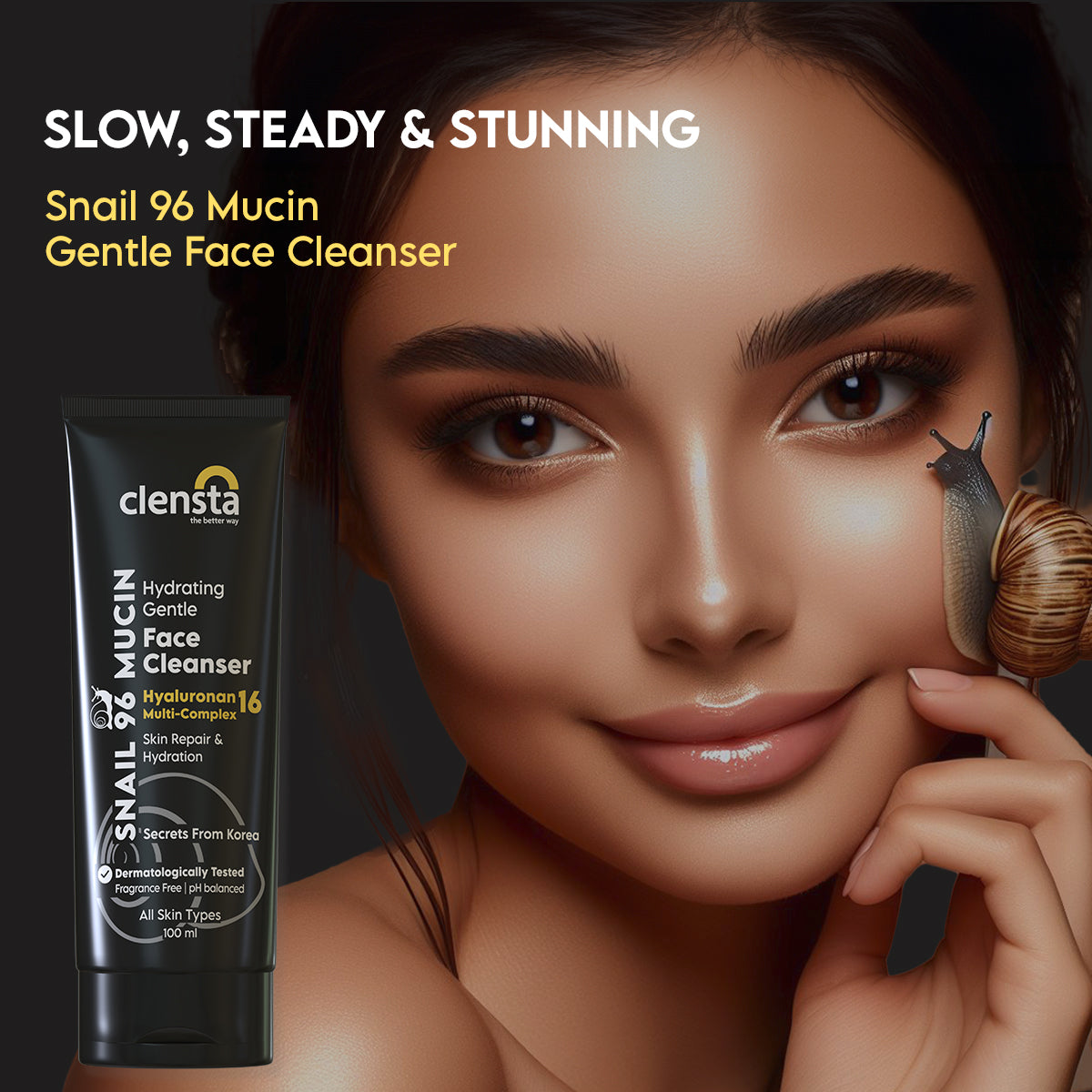 Clensta Clensta Snail 96 Mucin Face Wash 100G