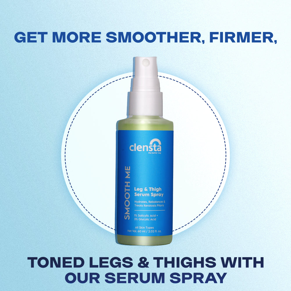 Clensta Smooth Me Legs And Thigh Serum Spray (60 Ml)