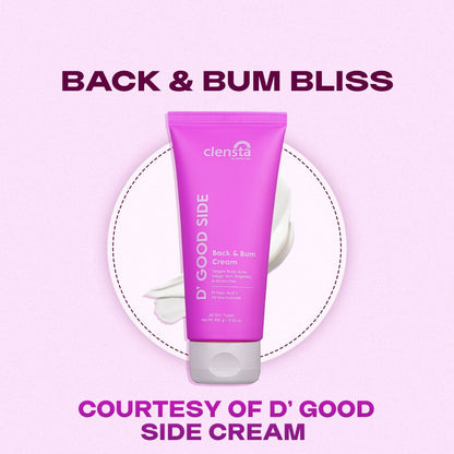 Clensta D' Good Side Back And Bum Cream (100gm)