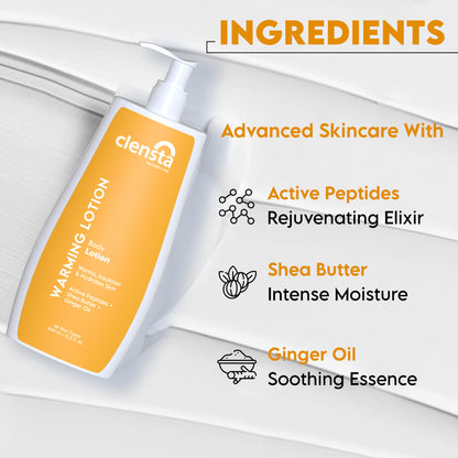 Clensta Warming Body Lotion (400ml)