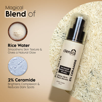Clensta Rice Water Face Serum (30ml)