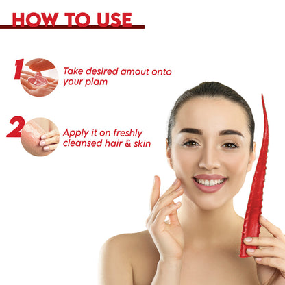 Clensta Red Aloe Vera Multi Purpose Gel (130ml)
