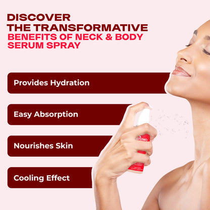 Clensta Tone Up Neck And Body Serum Spray (60ml)