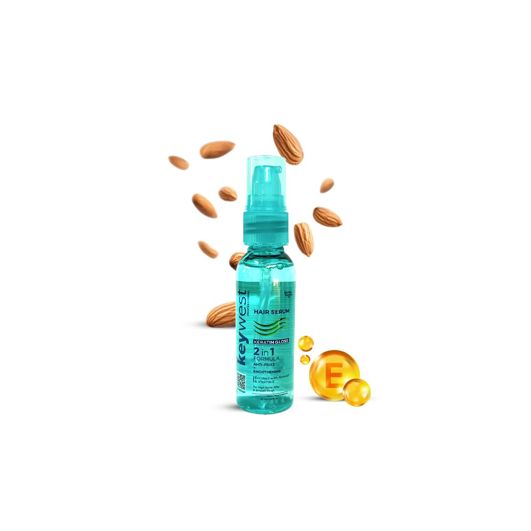 Keywest Professionals Keratin Gloss Hair Serum Anti-Frizz & Smoothening 50ml