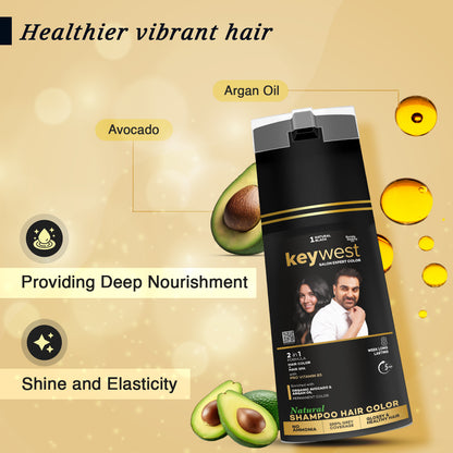 Benefits of avocado and argan oil in keywest shampoo hair color by Florida beauty labs