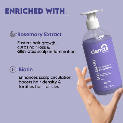 Clensta Rosemary Hair Fall Control Conditioner (200ml)