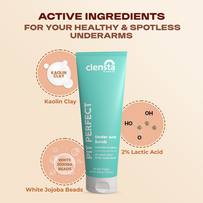 Clensta Pit Perfect Under Arm Scrub (100gm)