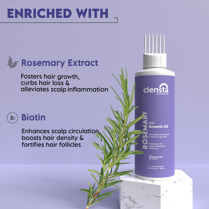 Clensta Rosemary Hair Growth Oil (150ml)