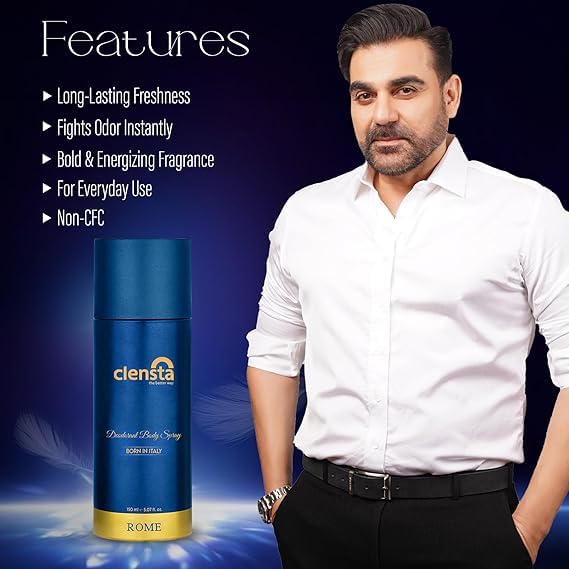 Clensta Rome Deodorant for Men (150ml)