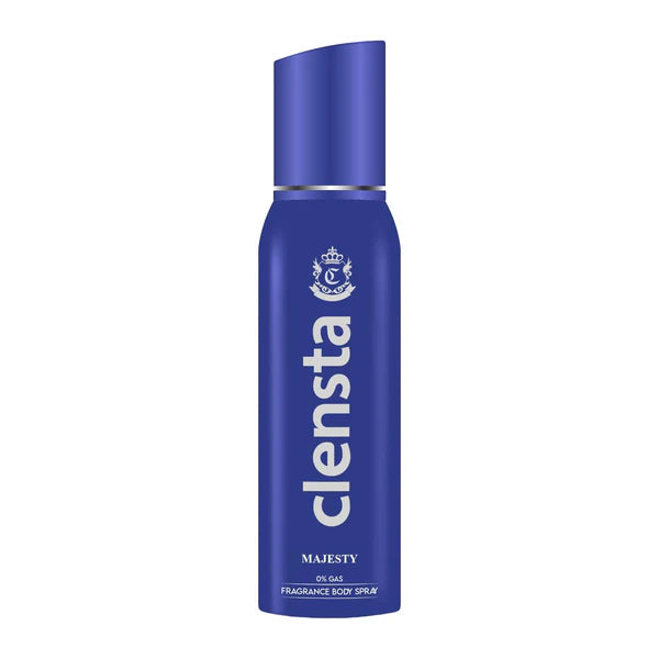 Clensta 0% No Gas Deodorant Combo for Men (Duke, Majesty, Noble, Emperor) 150ml Each | Long Lasting Body Spray (Pack of 4).