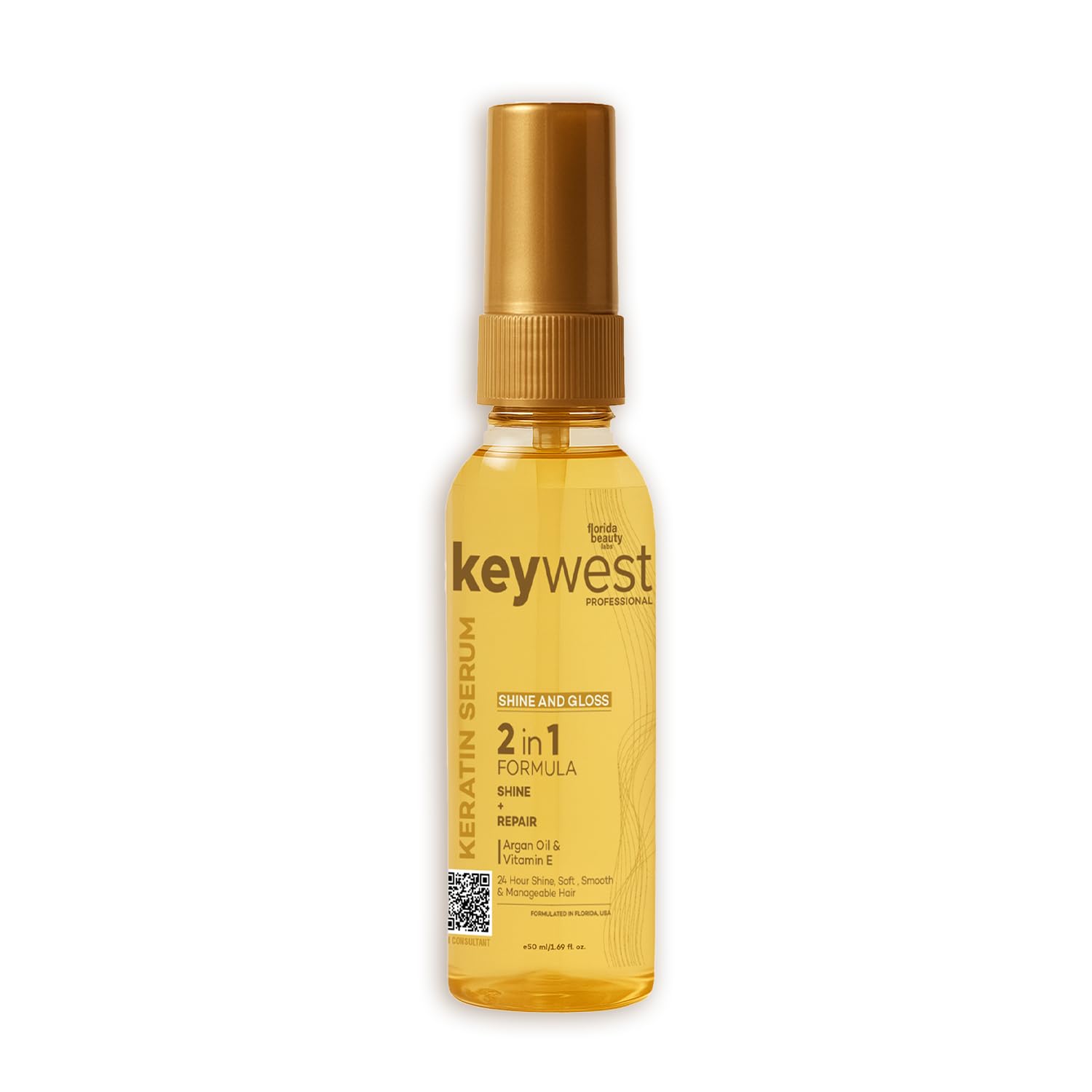Keywest Professionals Shine and Gloss Hair Serum  Shine & Repair 50ml.
