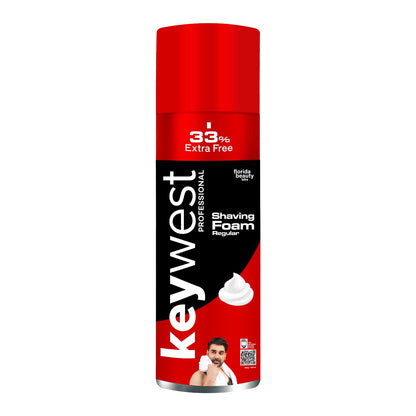 Keywest Regular Pre Shaving Foam for Men 482gm (33% Extra Free)