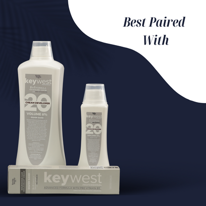 Keywest Professional Silver Sand Developer with Pro Vitamin B5 | 2-in-1 Hair Color with Spa | 1000ml