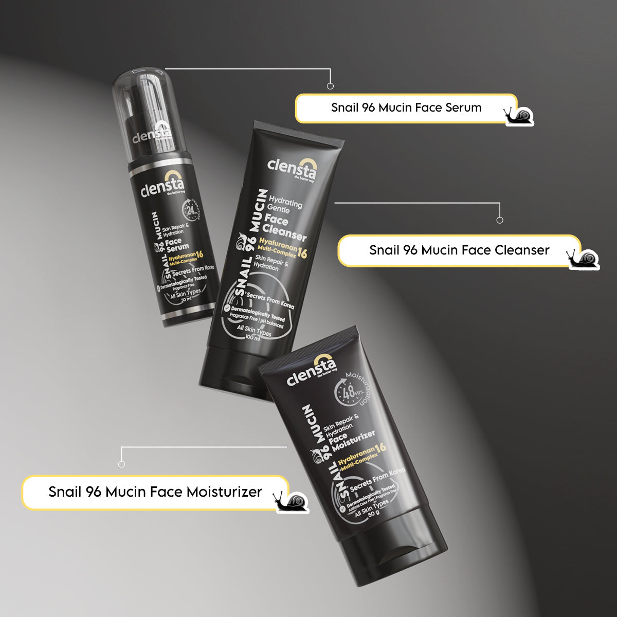 Clensta Snail 96 Mucin Face Moisturizer (50gm)