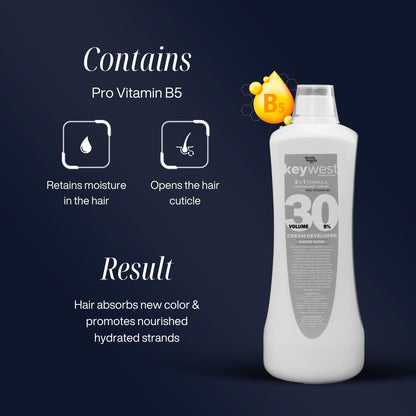 Keywest Professional Silver Sand Developer 30 Volume 9% (1000ml)
