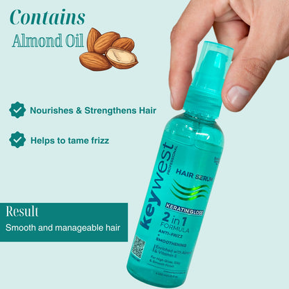 Keywest Professionals Keratin Gloss Hair Serum (100ml)