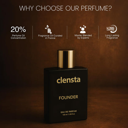 Clensta Founder EDP Perfume for Men (100ml)