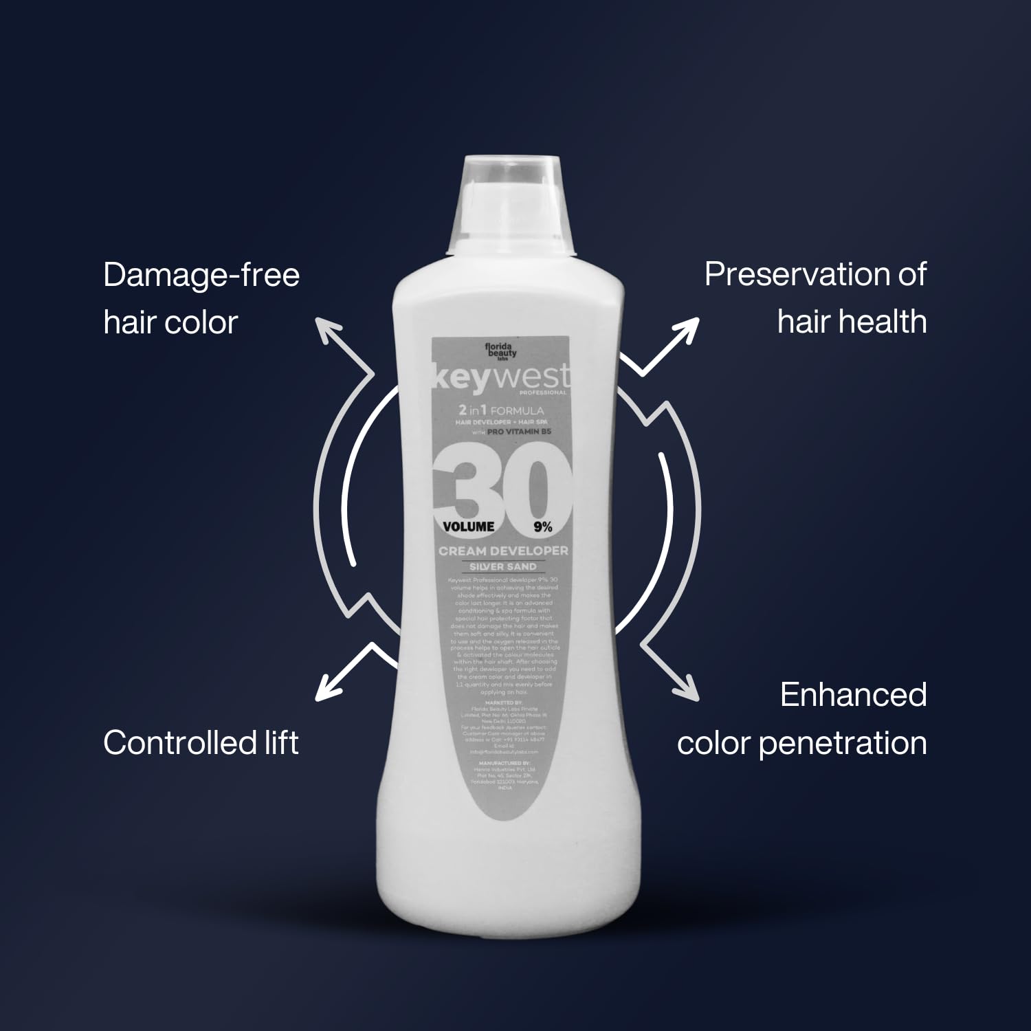 Keywest Professional Silver Sand Developer 30 Vol 9% 1000ml
