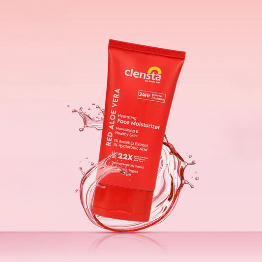 Clensta Red Aloe Vera Hydrating Face Moisturizer (80gm)