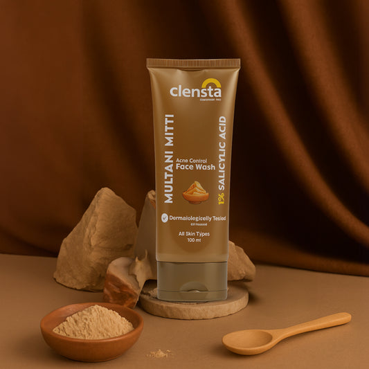 Clensta Multani Mitti Acne Control Face Wash (100gm)