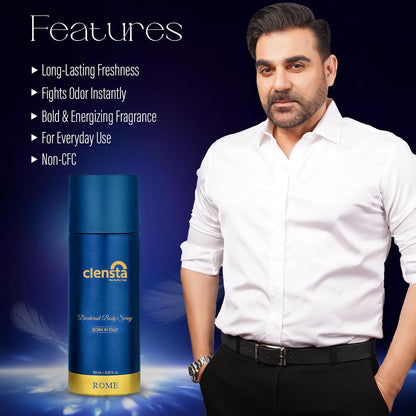 Clensta Deodorant for Men (Pack of 3) - 150ml
