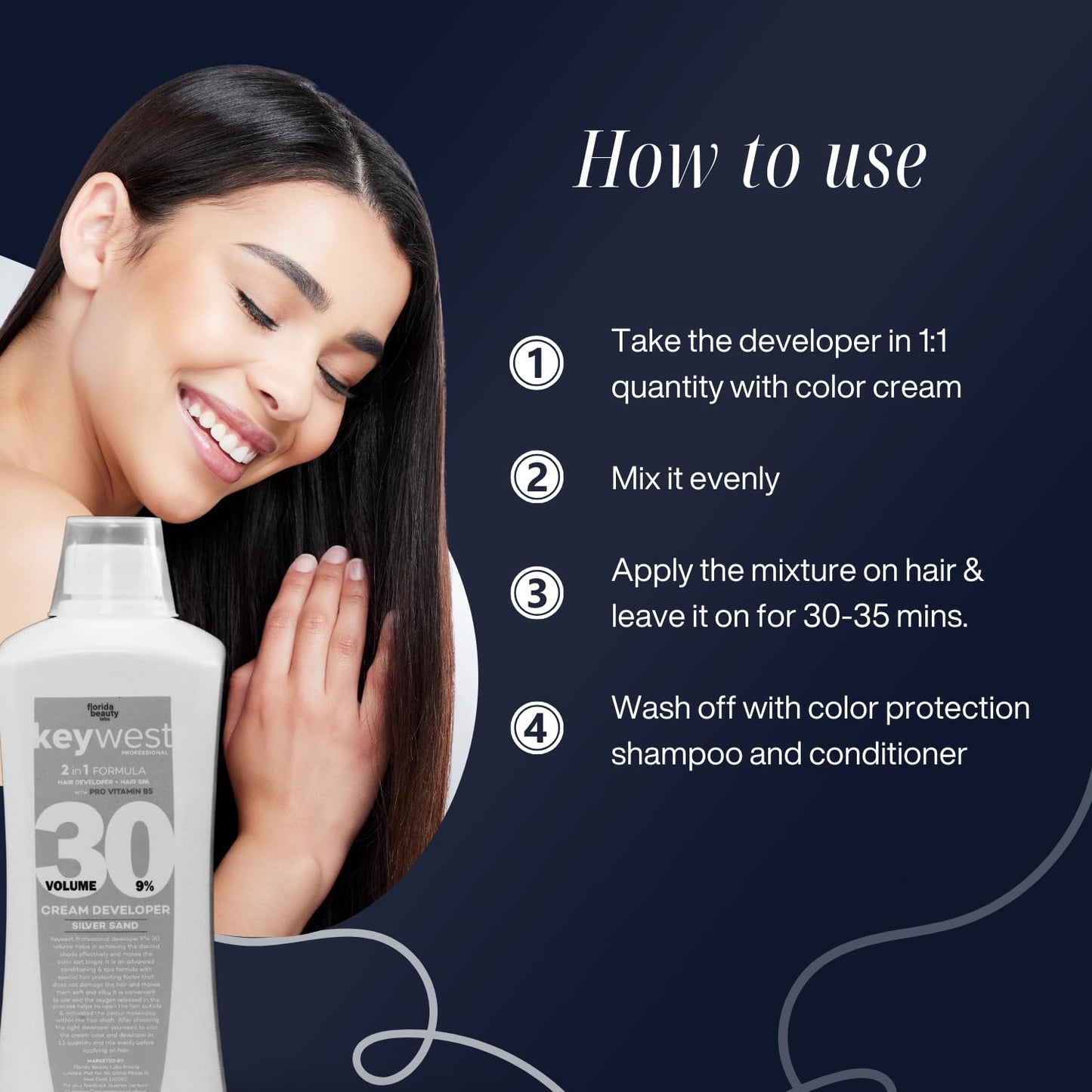 Keywest Professional Silver Sand Developer 30 Volume 9% (1000ml)