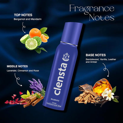 Clensta Deo Perfume (Pack of 4) - 150ml