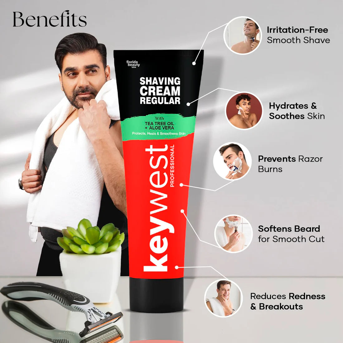 Keywest Regular Pre Shaving Cream 125g