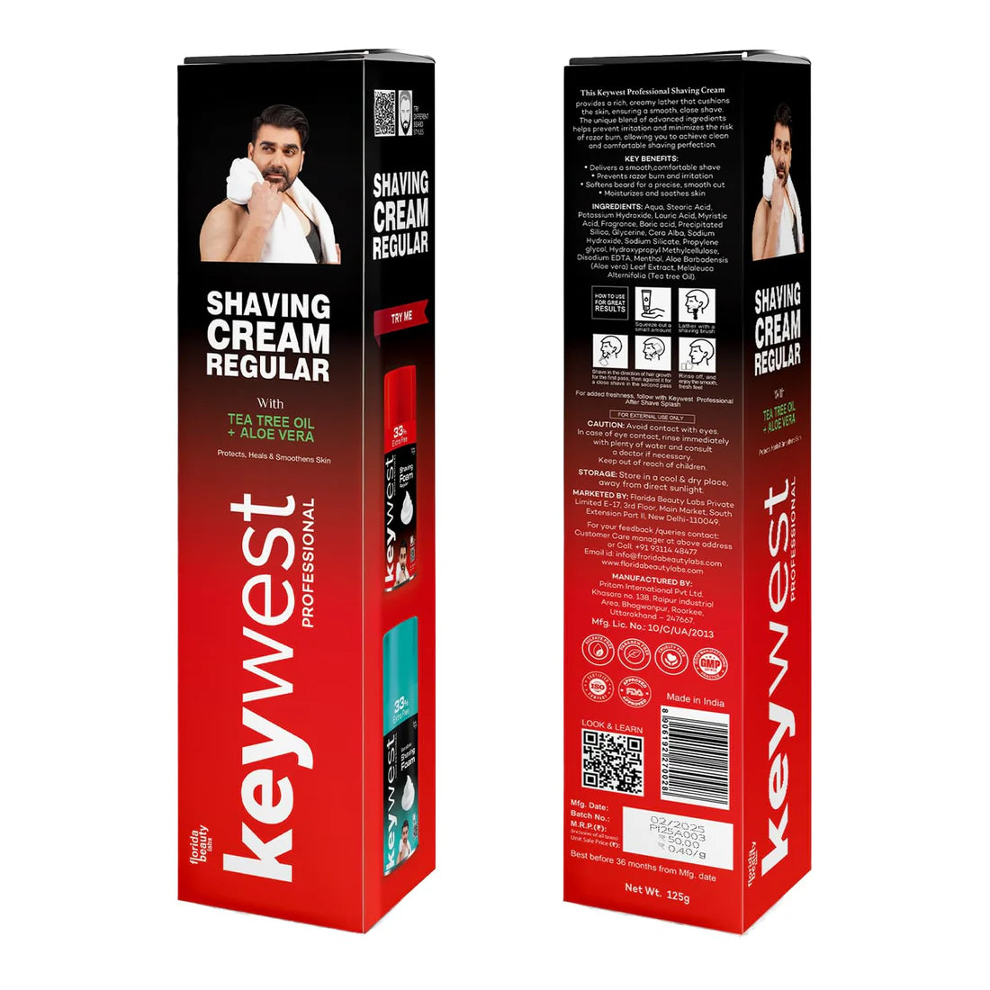 Keywest Regular Pre Shaving Cream 125g