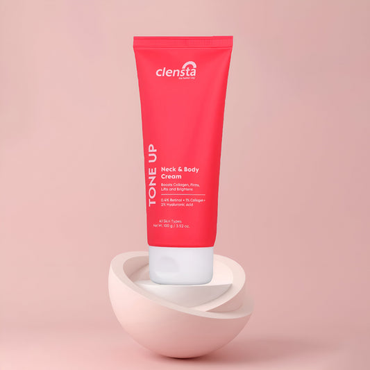 Clensta Tone Up Neck And Body Cream (100gm)